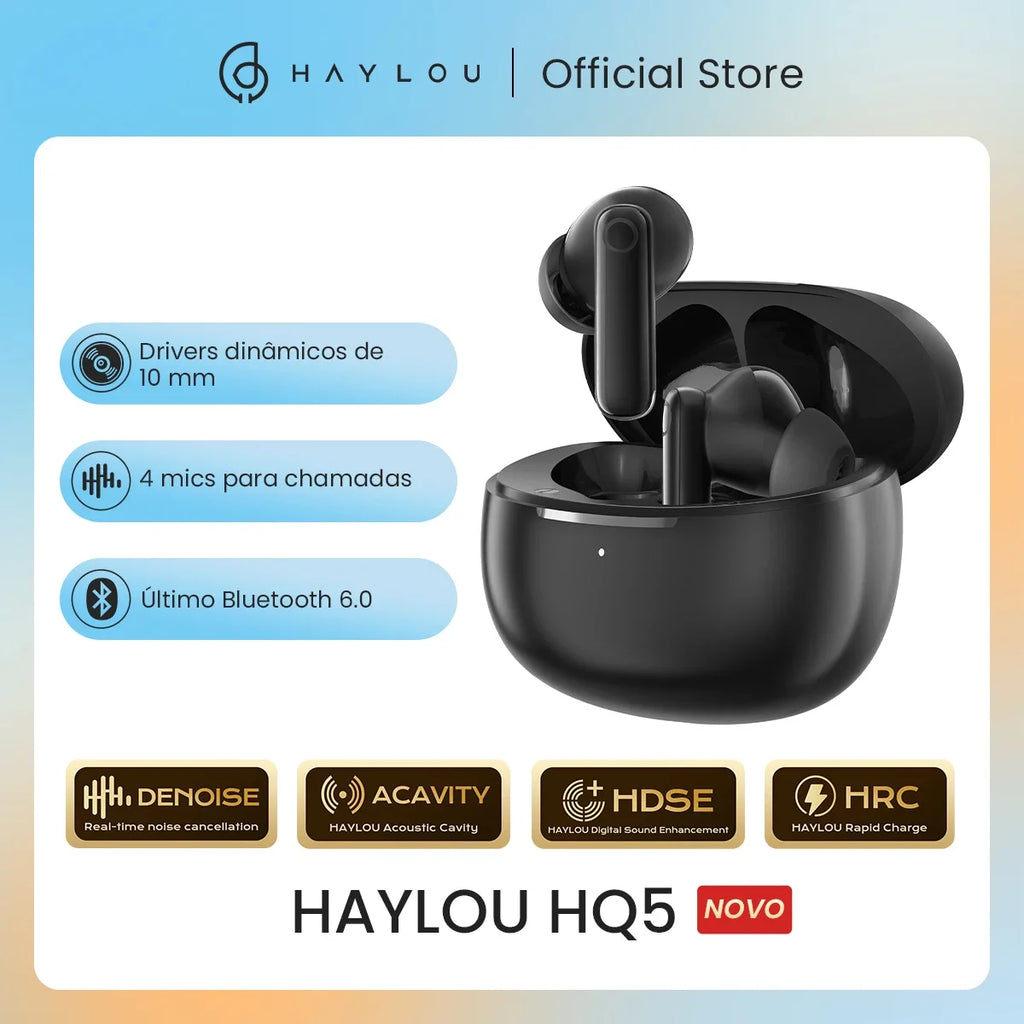 Fones de ouvido Haylou HQ5